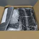 UDEAR 10-Tier Free Standing Shoe Rack Sturdy Shoe Rack Organizer for Closet Entryway Stackable Shoe Shelf with Dustproof Cover,Black