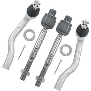 ASTARPRO - 2.4L FWD Front Tie Rod Ends Inner and Outer Complete Kit Compatible with 2013-2017 Honda Accord 2015-2017 TLX
