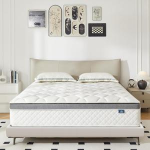 Happiland Full Mattress, 10 Inch Hybrid Memory Foam Full Size Mattress in a Box, with Upgrade Individually Pocket Springs, Pressure Relief, Breathable Comfort and Durable, CertiPUR-US