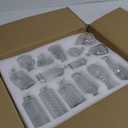 Glass Bud Vase 15 Pcs for Centerpieces Wedding,Home Decor,Bud Vases in Bulk for Flowers,Small Vases for Christmas,Birthday Party,Wedding,Valentine's Day,Mother's Day,Other Events Decorations(Clear)