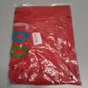 Merry and Bright Plus Size Shirt Women Chenille Patch Christmas Tops Holiday Shirt Women Embroidery Xmas Tee Tops (Red)