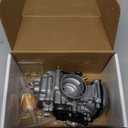 Bear Tracker 250 Carburetor for Yamaha YFM250X YFM 250X ATV Carb 1999 2000 2001 200 2003 2004 with Intake Manifold & Fuel Tank Petcock Replace 4XE-14140-13-00