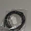 Set of 8 Non Slip Plastic Headbands for Women Men Teen and Girls, Black Nubuck Material Hair Bands, Wide and Skinny Head Bands with Teeth Comb (8 Styles) (1 Count (Pack of 8))