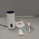 Milk Frother, Paris Rhône 4in1 Milk Steamer and Frother, Hot & Cold Foam Milk Warmer with Temperature Control, Auto ShutOff Frothers for Coffee, Latte, Cappuccino, Macchiato