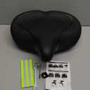 Bicycle Seat, Bike Seat for Women Men Extra Comfort Wide, Oversized Comfortable Seats Saddle for Peloton Bikes, Fit for Exercise Bikes, Electric Bikes, Mountain Bikes, Cruiser Bikes (Black)