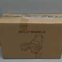 2025 New Ab Wheel Roller with Elbow Support - Automatic Rebound Abdominal Wheel Roller, The Upgraded Four-wheel Abdominal Wheel Core Workout Equipment Home Gym Abs Machine (Black)