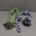 2 Pack Dog Rope Toys for Medium Large Breed, Nearly Indestructible Dog Chew Toys for Aggressive Chewers, Teeth Cleaning Chew Toys, Dog Tug Toy for Boredom, Dog Rope Toy for Aggressive Chewers