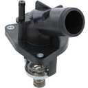 MotoRad 815-207 Engine Coolant Thermostat Housing Assembly - Chevy Silverado 1500 (14-18) Tahoe (15-20) Suburban (14-20), GMC Sierra 1500 (14-19) Yukon (15-20) Yukon XL (15-20)