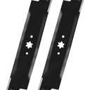 942-0616 Mower Blade Fits for Cub-Cad et 42" Deck XT1-LT42, XT2-LX42, 942-04308-X Mulching Blades Compatible with Super Bronco 42 Hydro, TB42, Craftsman T1000, T1200, Replace 942-04126-X