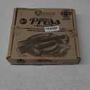 Victoria 8 Inches Cast Iron Tortilla Press, Roti Maker and Tortilladora, Pataconera Seasoned with Flaxseed Oil, Made in Colombia