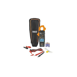 Klein Tools CL445 HVAC Clamp Meter, Auto-Ranging TRMS, NCVT, Measures Voltage & 3005CR Wire Crimper Tool, Ratcheting Insulated Terminal Crimper for 10 to 22 AWG Wire