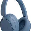 TALIX H30 Hybrid Active Noise Cancelling Headphones, 110H Playtime Hi-Res Audio Bluetooth 6.0 Wireless Over Ear ANC Headphones for Commute/Workout/Gym (Blue)