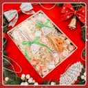 12 Sets 10 Inch Christmas Whisk Baking Gifts, DIY Fillable Christmas Tree Ornaments, Xmas Colored Silicone Whisks for Xmas Employee Neighbor Cooking Supplies Xmas Stocking Stuffers Candy Holder (Green)