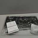 Wireless Keyboard and Mouse Backlits, Wrist Rest, LED Mouse, Rechargeable Ergonomic Keyboard with Phone Holder, Silent Light Up Combo for Computer, Mac, PC, Laptop, Chromebook (Black)