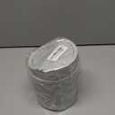 2 L Plastic Mini Desktop Trash Can, Tiny Garbage Can with Swing Lid, Gray