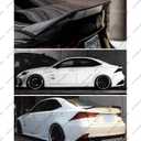 Real Carbon Fiber Rear Spoiler Compatible with 2014-2020 Lexus IS200 IS250 IS300 IS350, Duckbill Trunk Exterior High Kick Tail Deck Lid Wing Lip