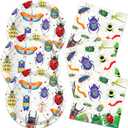 Bugs Party Plates and Napkins for 40 Guests 80 Pcs Ladybugs Bee Reptile Party Supplies Disposable Tableware Set Bow Plates and Napkins for Nature Insect Theme Birthday Baby Shower Party Supplies