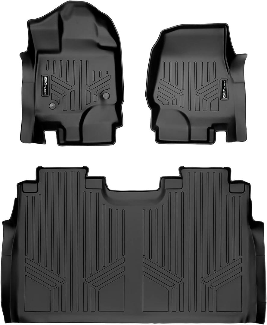 SMARTLINER 2 Row Floor Liners for 2015-2026 Ford F-150
