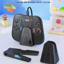 2 x FASTSNAIL Charging Grip for Nintendo Switch 2 (2025) for Joycon 2, Magnetic Controller Grip and Dock for Joy-con 2, Portable Charger Stand with LED Indicator, Play While Charging