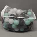 STARBOLO Ball Pit Balls Pack of 100 - BPA&Phthalate Free Non-Toxic Crush Proof Play Balls Soft Plastic Ball for 1 2 3 4 5Years Old Toddlers Baby Kids Birthday Pool Tent Party (2.16inches)