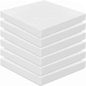 Frienda 6 Pack 3 x 19 x 19 High Density Foam Cushion 2.2 Density, 50 Ild