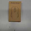 WisFox 2.4G Wireless Mouse for Laptop, Ergonomic Computer Mouse with USB Receiver and 3 Adjustable Levels, 6 Button Wireless Mice for Windows Mac PC Notebook (Grey) (1 Pack)