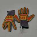 S Series 2015 Ormadus® Gray/Orange/Yellow Nylon Sandy Micro-Foam Nitrile Palm Coated Impact Protection Coated Glove
