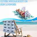 2 Pack Oversized Beach Towel Turtle Whale Quick Dry Absorbent Bath Pool Towels 72 x 36 Inch Extra Large Ocean Tropical Blanket for Swim Travel Lounge Chair Cover Adult Women Men