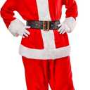 Rubies Flannel Santa Claus Suit for Adults, Men's XL