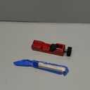 Spark Plug Gap Tool with 32 Blade Steel Feeler Gauge, Spark Plug Gapping Tool for Most 10mm 12mm 14mm 16mm Thread Spark Plugs, Red