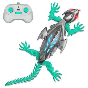 TWFRIC Wall Climbing Gecko Lizard The Rechargeable Remote Control Car Toy - Exciting RC Crawlers for Kids Ages 6+, Unlock Endless Fun, Perfect for Halloween, Christmas & Birthday Gifts (Grey)