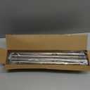 Antique Brass Curtain Rods for Windows 30 to 122 Inch,3/4 Inch Curtain Rod Set For Indoor and Outdoor,Easy to Install