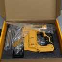 Cordless Brad Nailer Compatible with Dewalt 20V Battery Nailer & Staple Gun 2-in-1, 18GA Electric Nail Gun with Safety Nose, Anti-Jamming Design, Dual Firing Modes, 1600 Nails/Staples (Tool Only)