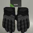 ROCKBROS Mountain Bike Gloves Dirt Bike Gloves Motorcycle Cycling Gloves with 6MM Gel Pad Touch Screen Knuckle Protection for BMX MX ATV MTB Racing Black-L