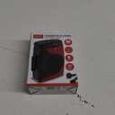 GPX Portable Cassette Player, Compatible With Headphone, 3.54 x 1.57 x 4.72 Inches, Requires 2 AA Batteries - Not Included, Red/Black (CAS337B) Black/Red