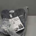 JIPORIER Seat Cushion & Lumbar Support Pillow Set for Office Chair, Ergonomic Pillow for Sciatica Pain Relief, Memory Foam Back Support Pillow & Chair Cushion for Car seat, Desk Chair (Black)