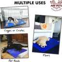 Arf Pets Dog Cooling Mat 35 x 55 Pad for Kennels, Crates & Beds, Non-Toxic, Solid Self Cooling Gel .No Fridge or Electricity Needed