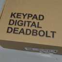 Veise Fingerprint Door Lock Set, Keyless Entry Door Lock, Front Handle Set, Electronic Keypad Deadbolt with Lever Handle, 2 Keys, Auto-Locking, One-time Codes, Easy to Install, Oil Rubbed Bronze