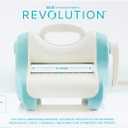We R Memory Keepers Revolution Portable Die Cut, Embossing, Cutting Machine Includes Magnetic Mat, Embossing Plate and Die Cutting Plate, Scrapbooking, Journaling, Card Making