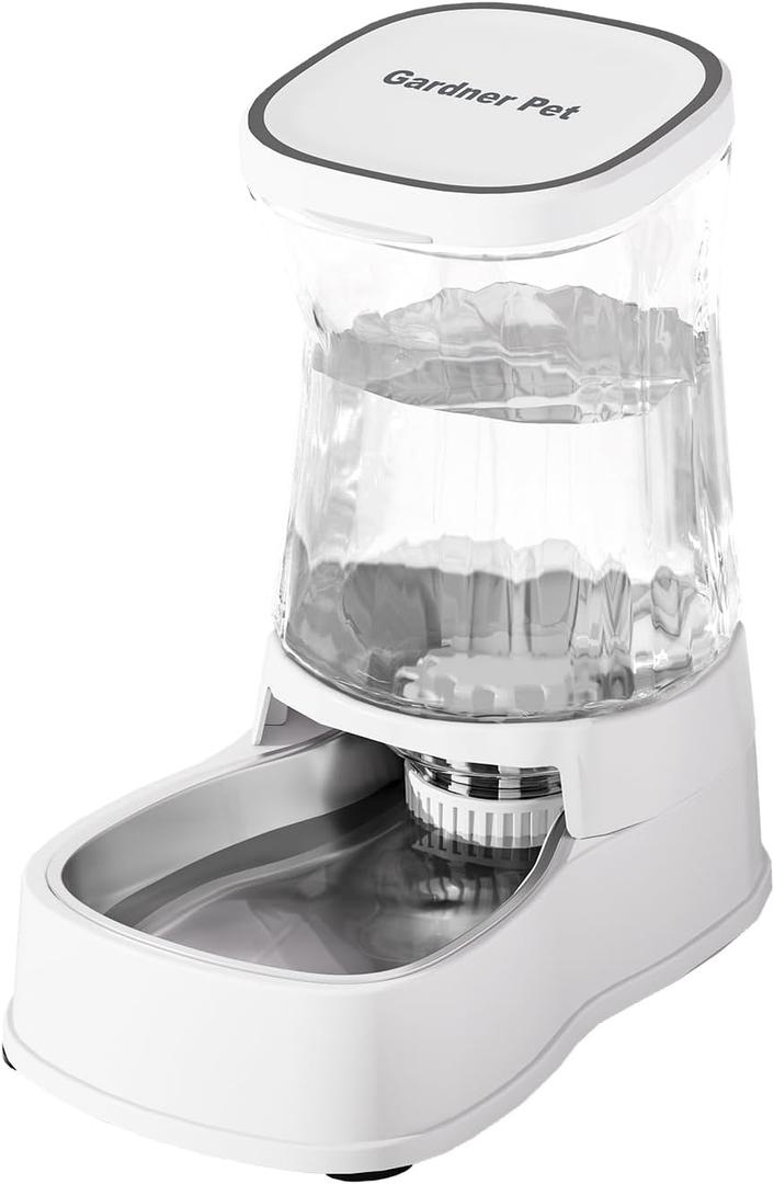 Automatic Dog Water Dispenser, Stainless Steel Bowls Feeder, 100% BPA-Free