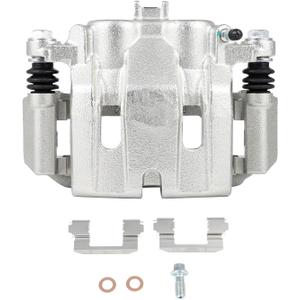 cciyu Front Left Brake Caliper Assembly w/Bracket 19B3102 2009-2014 For Acura For TL,2015-2020 For Acura For TLX,2006-2014 For Honda For Ridgeline