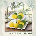 Toopify 20PCS Fake Lemons, Yellow Green Artificial Lemons, Matte Finish Fruit Decor for Kitchen Fruit Bowl Table Centerpiece & Photography