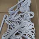 Kids Hangers - 100 Pack, 11.5 Inch White Baby & Toddler Hangers for Closet - Ideal for Baby Standard Use