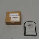 Puroma Lock Box, Portable Key Lock Box with Removable Cable Handle, Resettable Combination Lockbox Wall-Mounted Key Lockbox for House Key, Home, Office, Apartment Warehouse Key Storage (1 Pack, Grey)