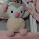 JOLLITO Crib Mobile for Girls, Soft Pink Musical Baby Crib Mobile with 12 Lullabies, Rotating Arm and Detachable Plush Animal Toys, Nursery Decor Baby Mobile for Crib Toys Bassinet