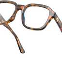 VISOONE Oversized Square Blue Light Blocking Glasses Fashion Computer Eyewear for Women and Men BENNETT