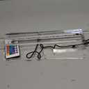 Choowin Acrylic Trading Card Display Frame, 4 Slot Magnetic Card Holder with Led Light Base, Trading Card Stand for Sports Card Display Baseball Card Display Pokemon Card Display Graded Card Display