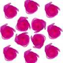 Dance Scarves 12 Pcs Juggling Scarves for Kids Play Silk Scarve for Babies Toddlers Children Movement Learning Education Musical Accessories Colorful Scarfs Magic Tricks Performance (Purplish Red)