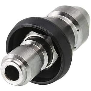 Pressure Washer Sewer Jetter Nozzle with Stainless Steel, Durable Design Sewer Jet Nozzle,Pressure Drain Jetter Hose Nozzle,3/8'' Quickly Connector, 5000 PSI Orifice 6.5