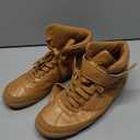 LUCKY STEP Women's High Top Sneakers Hook and Loop Lace Up Fashion Basketball Ankle Boots Skate Tennis Shoes Walking Casual Shoes, 8.5